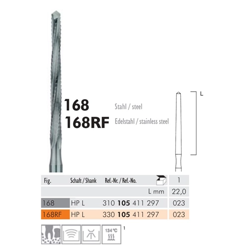 MEISINGER HP LANG KNOCHEN FRÄSER  168RF023 (1st)