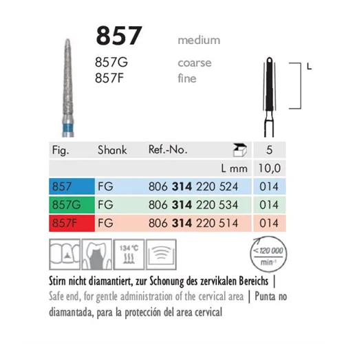 MEISINGER FG DIAMANT 857G014 (5st)