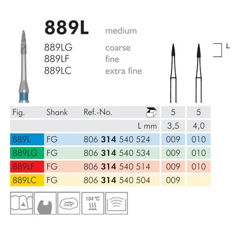 MEISINGER FG DIAMANT 889L009 (5st)