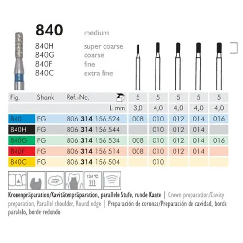 MEISINGER FG DIAMANT 840/010 (5st)