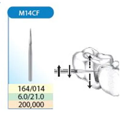MANI HARTMETALL FG BURS NR. M14CF (10st)