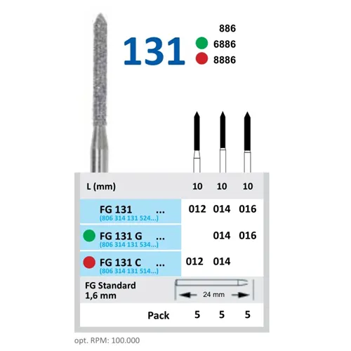 HORICO FG DIAMANT 131/012 (5st)