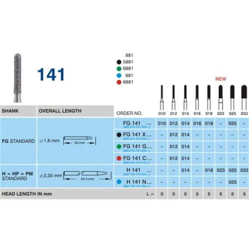 HORICO FG DIAMANT 141/010 (5st)