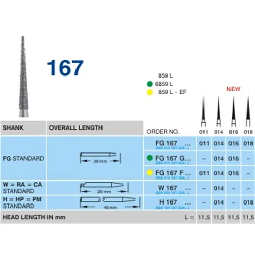 HORICO FG DIAMANT 167/011 (5st)