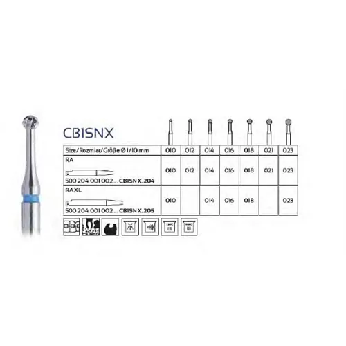 FHS RA LANG HARTMETALL CB1SNX/014 (5 Stück)