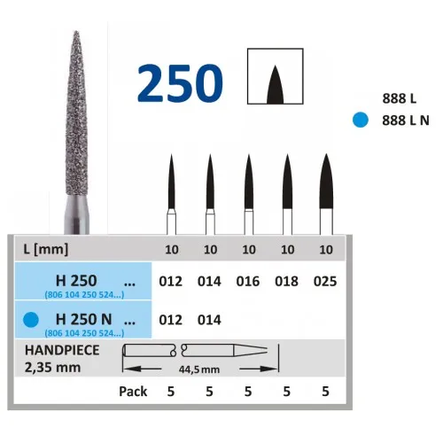 HORICO HP DIAMANT 250/012 (5st)