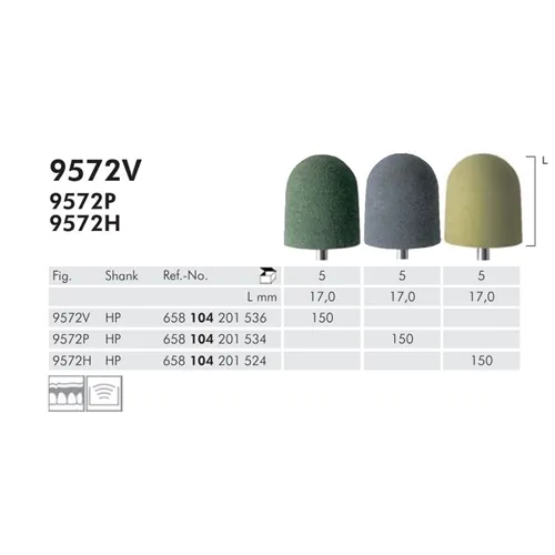 MEISINGER ELASTISCHE POLIERER HP 9572P/150 GRIAU (5st)