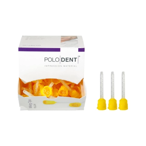 POLODENT MISCHKANÜLEN GELB (50 Stück)