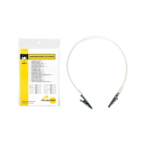 YELLOW POINT SERVIETTENHALTER KUGELKETTE WEIß (1Stück)