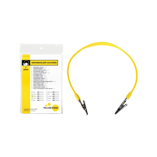 YELLOW POINT SERVIETTENHALTER KUGELKETTE GELB (1Stück)
