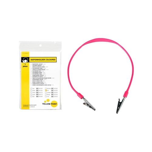 YELLOW POINT SERVIETTENHALTER KUGELKETTE PINK (1Stück)