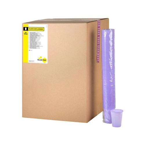 YELLOW POINT MUNDSPÜLLBECHER 180 ml LAVENDEL (3000 Stück)