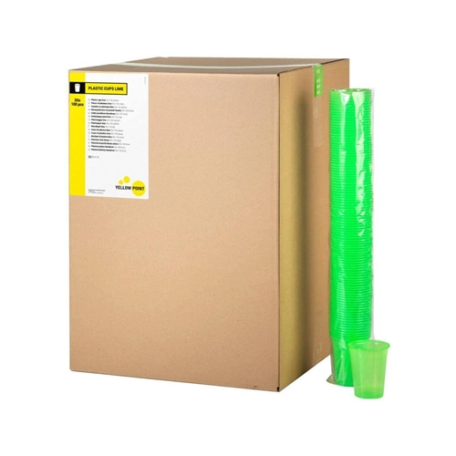 YELLOW POINT MUNDSPÜLBECHER 180 ml LIME (3000 Stück)