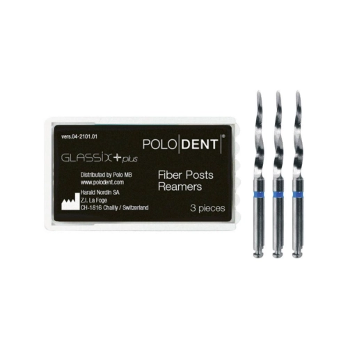 POLODENT GLASSIX +PLUS REAMER NR.4 2.0-1.0mm (3 Stück)