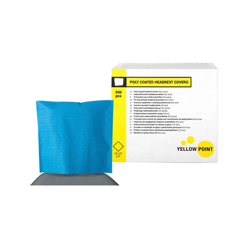 YELLOW POINT KOPFSCHUTZTASCHEN D.BLAU 25x25 cm (500 Stück)