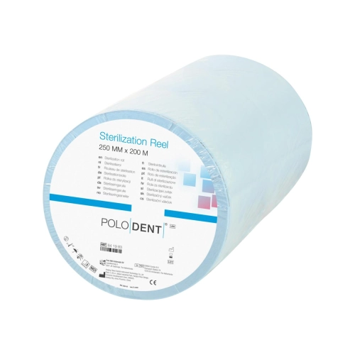 POLODENT STERILISATIONSROLLE 250mm x 200m