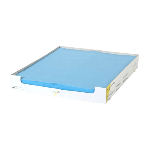 YELLOW POINT TRAYPAPER LARGE 28x36cm BLUE (250pc)
