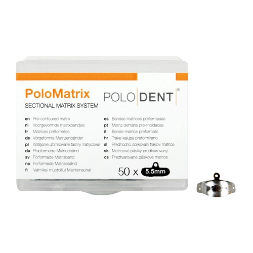 POLODENT POLOMATRIX VORKONTURIERT 5,5 mm (50 Stück)
