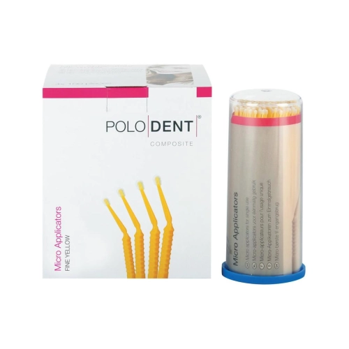 POLODENT MICRO APPLIKATOREN FEIN GELB (4x100st)