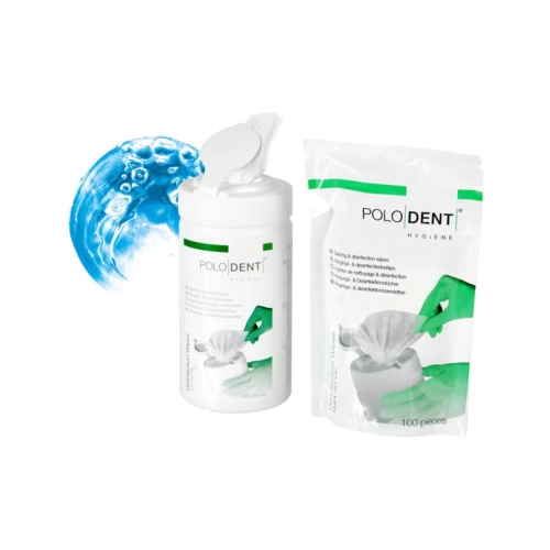 POLODENT DESINFEKTIONSTÜCHER 18,5x13,5cm NEUTRAL (12x100st)