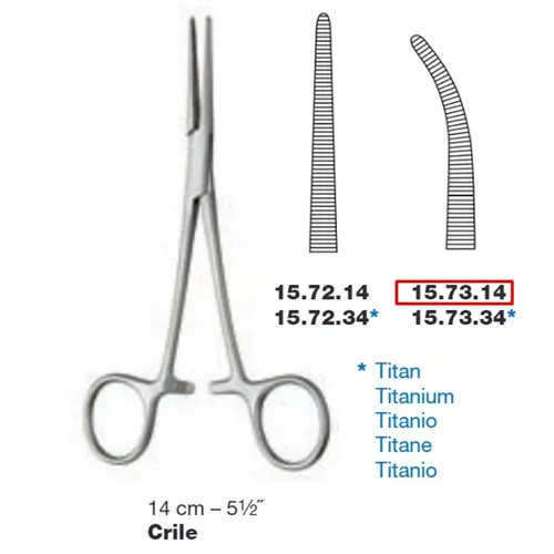 MEDICON ARTERIENKLEMME CRILE GEB. 14cm