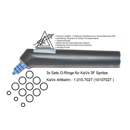 KAVO 3F-MEHRFUNKTIONS SPRITZE O-RING SET 1.010.7027