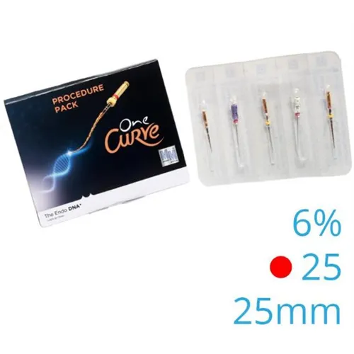MICROMEGA ONE CURVE NITI FEILE PROCEDURE PACK 6% 25mm (5 Stück)