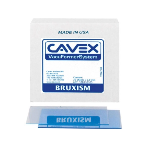 CAVEX VACUFORMER KNIRSCHERSCHIENEN VT027 TRANSPARENT 20x127x127mm (25 Stück)