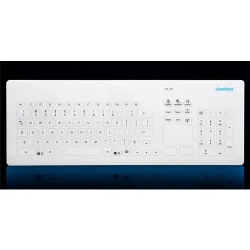 CLEANKEYS TASTATUR GLAS VERKABELT 102-TASTEN (DEUTSCH)